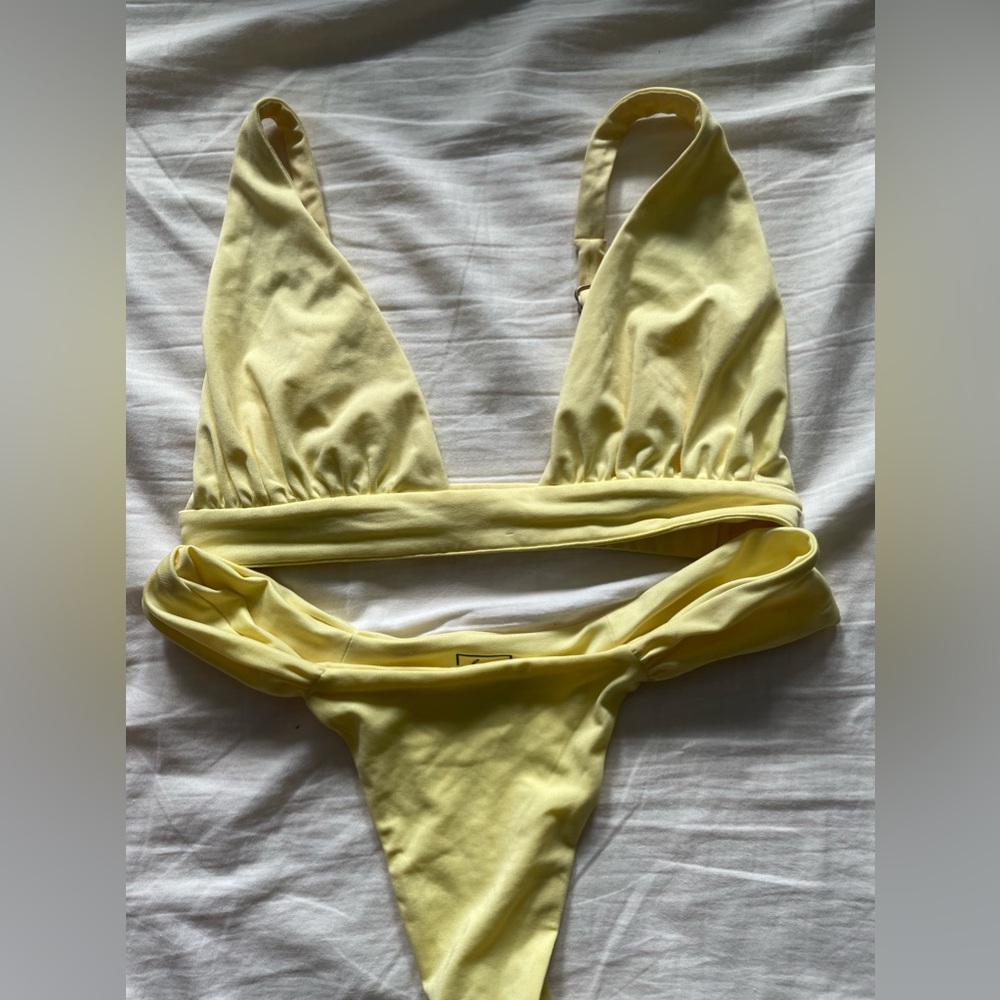 COPY - Yellow thong bikini set from oh Polly